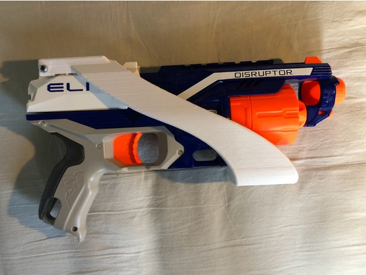 azione pompaggio mod nerf disgregatore elite 2 0 by steve 2211 accessori accessorio blaster dardo 20 schiuma pistola nerfgun fucile caccia tattico cose 3d print model - Mito3D