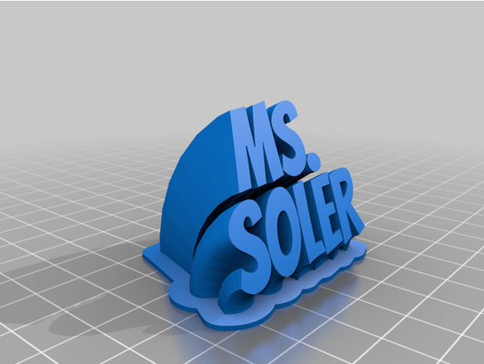 sm soler by lukeblack1 personalizzato 3d print model - Mito3D