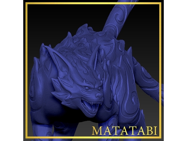 matatabi vol2 by guilarts bijuu naruto shippuden 3D print model - Mito3D