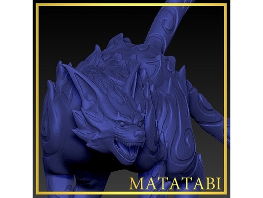 matatabi vol2 by guilarts bijuu naruto shippuden 3d print model - Mito3D