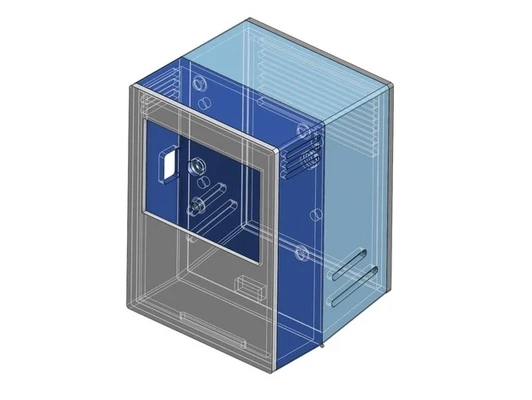 luftqualität sensor sm300d2 box by eingeben 3d print model - Mito3D