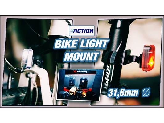 action walfort multi lumière vélo monter by alexhallo bicicleta bicyclette support lampe poche montagne rad velo 3d print model - Mito3D