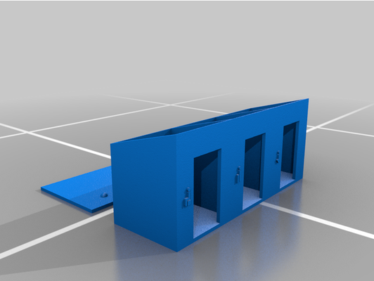 sit squat or stand outhouse by johnshort 3d print model - Mito3D