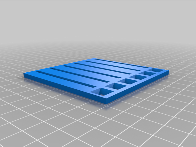 3 x3 bloc notes to do liste pochoir by porcinfait post it productivité 3D print model - Mito3D