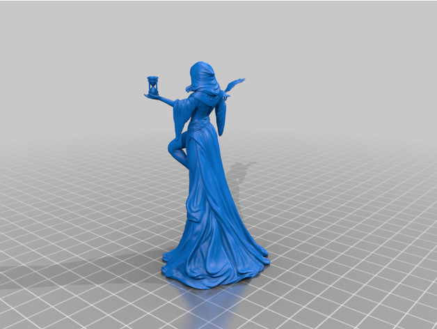 farasma estatua by gtrby117 vida futura muerte deidad dnd hembra dios diosa of reloj arena pionero santuario 3D print model - Mito3D