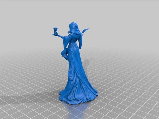 pharasma statue by gtrby117 vie mort déité dnd femelle dieu déesse of sablier éclaireur tombeau 3d print model - Mito3D