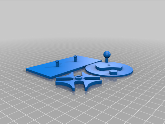 my angepasst parametrisch genf mechanism 4 by gil45france 3d print model - Mito3D