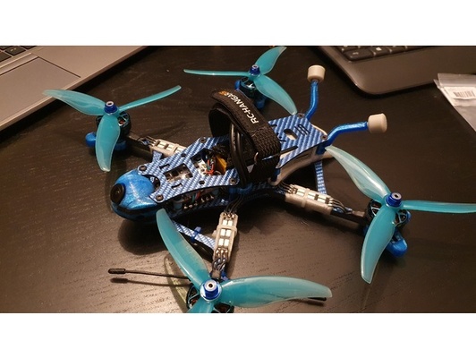 aos 5 v2 dji fpv leva montar by alambres fabricante aos5 aos55 3d print model - Mito3D