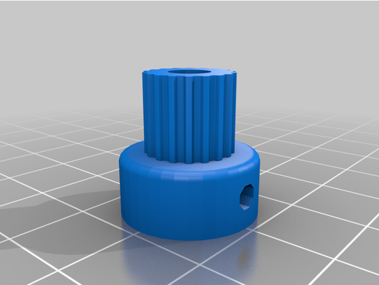 pully 4 my customized parametric pulley - lots of tooth profiles by laserlinereload 3d print model - Mito3D