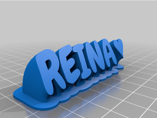 reina by gaboarq personalizado 3d print model - Mito3D