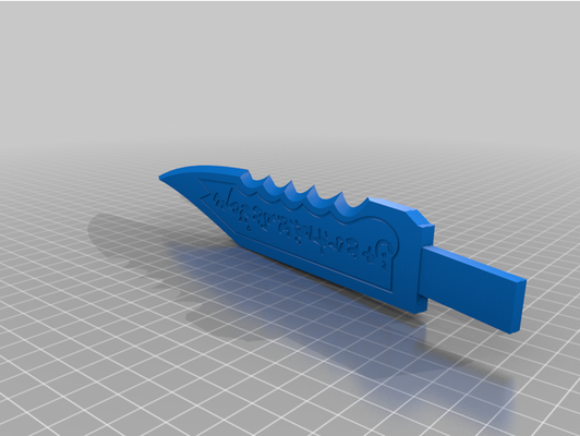 demon killing knife by monstaas-cosplays supernatural 3d print model - Mito3D