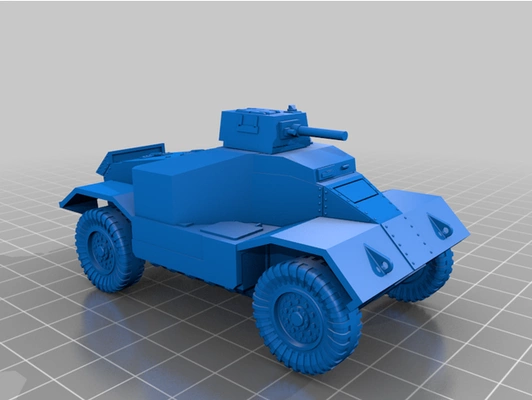 basiliscus flamtrower england aec armoured car prototipe by pichichus flammtrower sgm 3d print model - Mito3D