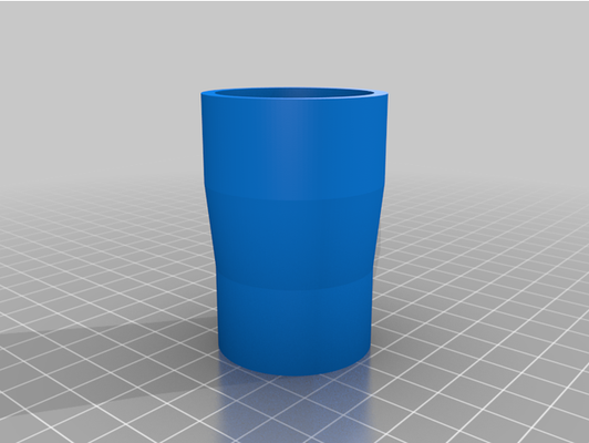 315 to 355 - direct tube adapter by 83asher customized 3d print model - Mito3D