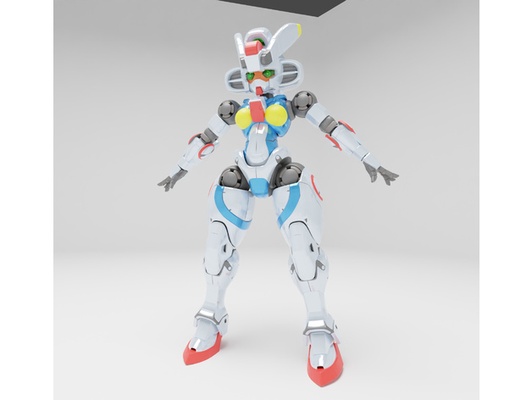 gg supplémentaire mains libre by donw999 fille gundam main modèle pose 3d print model - Mito3D