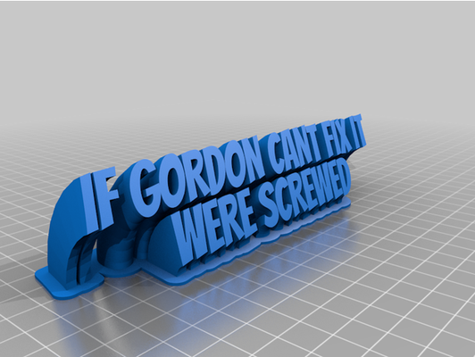 my personalizado barriendo 2 line plato texto by gjf1957 3d print model - Mito3D