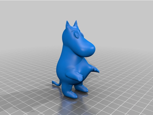 moomin by abonnieren modell statue 3d print model - Mito3D