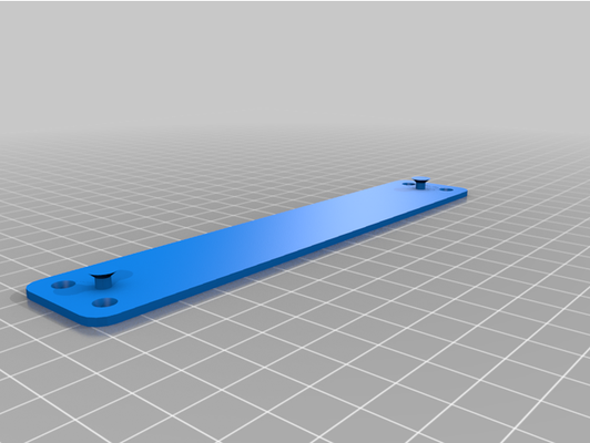 archer c50 mounting plate screw holes by cryptoidmaker customized 3d print model - Mito3D