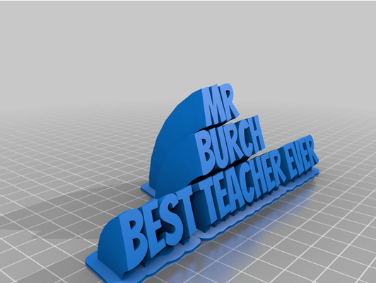 mr burch by oxjsec personalizzato 3d print model - Mito3D