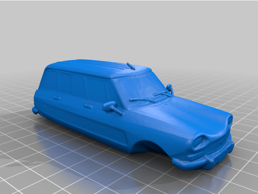 ami 8 poly fenster fest by chevykerel 3d print model - Mito3D