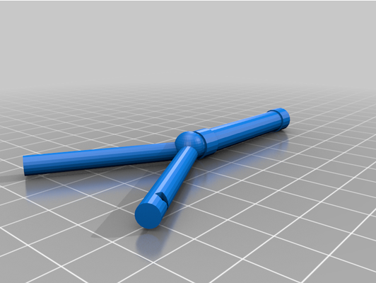 mini slingshot by treblus gun office school 3d print model - Mito3D