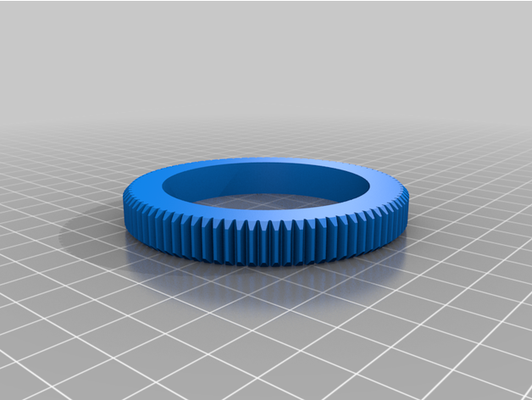 focus gear ring olympus 60 mm macro by kinderlernen customized 3d print model - Mito3D