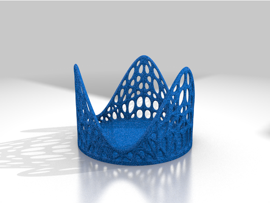 voronoi untersetzer stand by abonnieren 3d print model - Mito3D