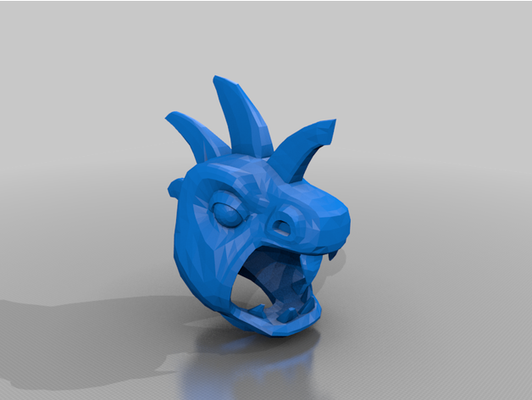 kan çanak godjira maske by jimjimjimmyjim kask 3d print model - Mito3D