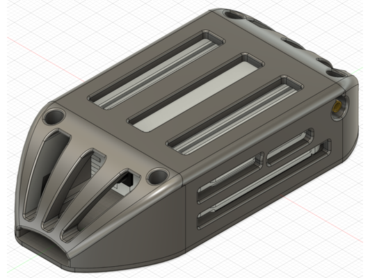 dji fpv aria unità generico montaggio by fili creatore 3d print model - Mito3D