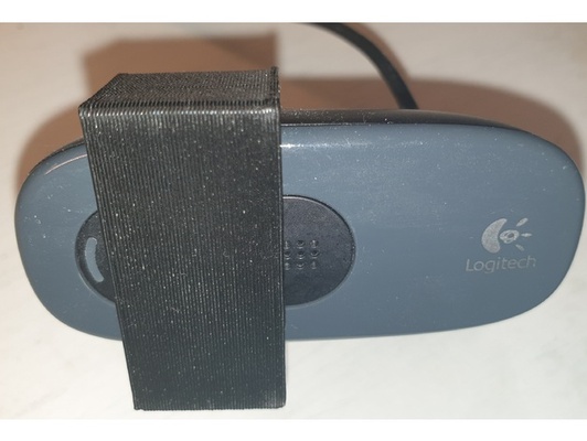 webcam logitech c270 lens cover by goth2k camera slider slide 3d print model - Mito3D