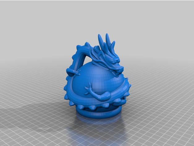 grieß drache ball by nils 3D print model - Mito3D