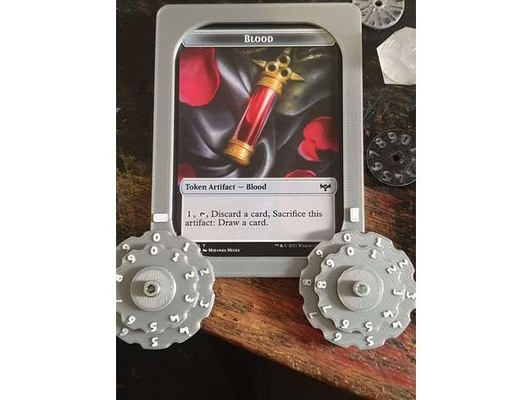 magie versammlung zähler blut token schatz hinweis by anarasha mtg zeichen 3d print model - Mito3D