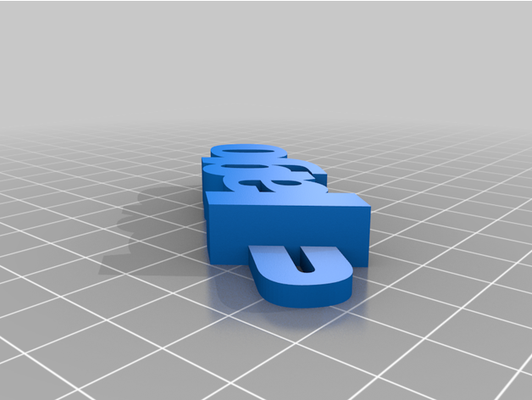 my customized iamburny's text - keyring keyfob by spary 3d print model - Mito3D