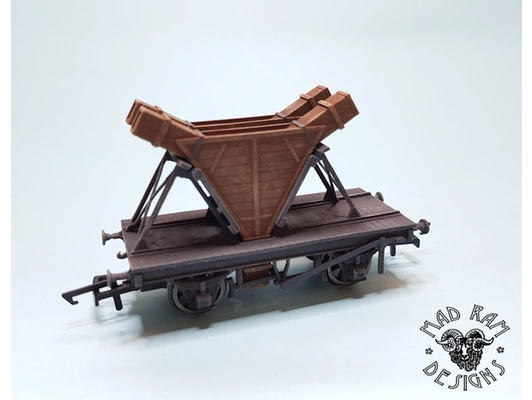 mari aéro wagon hélice 1 76 oo échelle by triste 3d print model - Mito3D