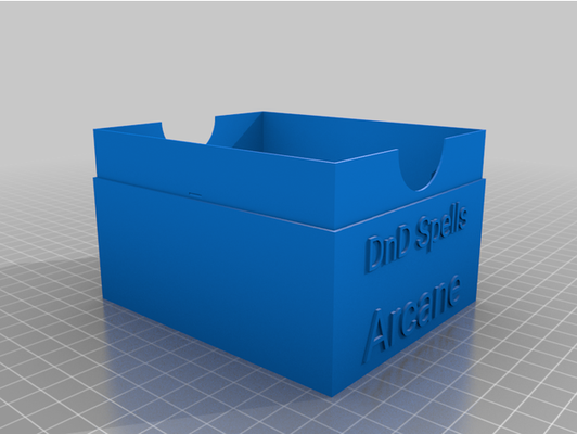 dnd arkan buchstabieren box by tater42 angepasst 3d print model - Mito3D