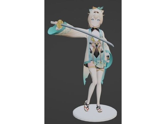 kazama iroha - holox by yaboisprinkles anime character figure girl model hololive streamer vtuber 3d print model - Mito3D