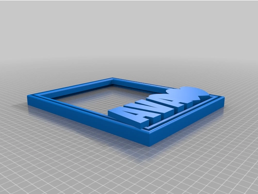 personalisiert bild rahmen by echo5delta16 3d print model - Mito3D