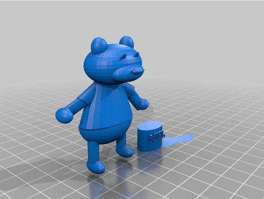 pooh y miele by joliemejia 3d print model - Mito3D