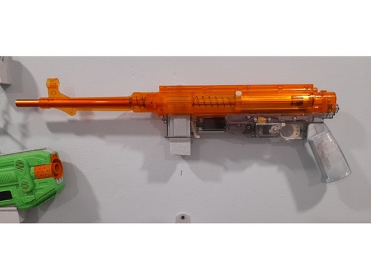 colonel guêpe 76 batterie poignée by nerds nerf pistolet mod 3d print model - Mito3D