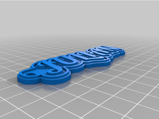 my personalizzato multilinea etichetta or portachiavi by mirix 3d print model - Mito3D