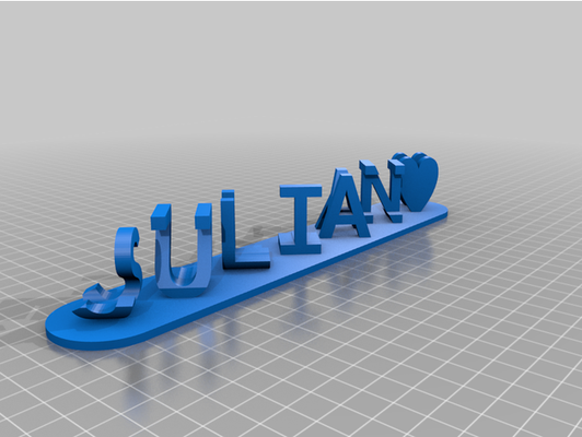 julian by mirix personalizzato 3d print model - Mito3D