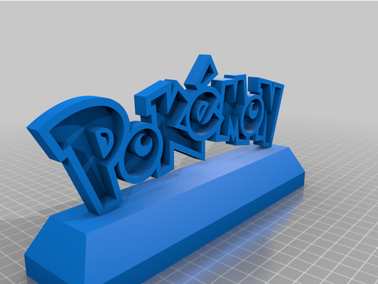 pokémon dekorativ stand by tah3dprints 3d print model - Mito3D