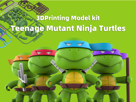 adolescent mutant ninja tortues by wuguigui action figure poupée modèle jouet jouets 3d print model - Mito3D