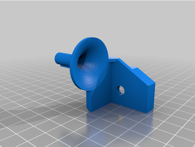 ender 3 v2 neo filament guide by tsur filamento guía rail 3D print model - Mito3D