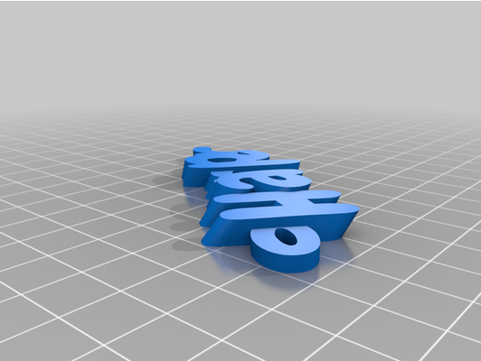 my customized iamburny's text - keyring keyfob by jamietebay 3d print model - Mito3D