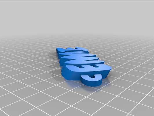 my customized iamburny's text - keyring keyfob by jamietebay 3d print model - Mito3D