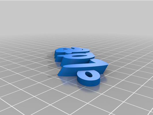 my customized iamburny's text - keyring keyfob by jamietebay 3d print model - Mito3D