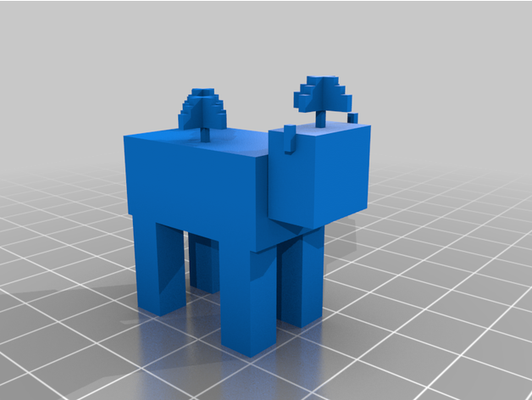 minecraft cogumelo by capitãocbt animais figuras 3d print model - Mito3D