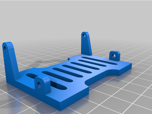 gspeed fs chassis battery tray body mount by imgumby 3d print model - Mito3D