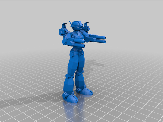 mecha mkiv kadınsı çerçeve by stevem37 battletech temel bina arazi battletch robot sci fi bilim kurgu 3d print model - Mito3D