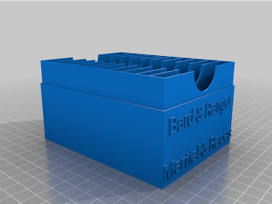 dnd buchstabieren box barde ranger kriegerisch befugnisse rennen by tater42 angepasst 3d print model - Mito3D